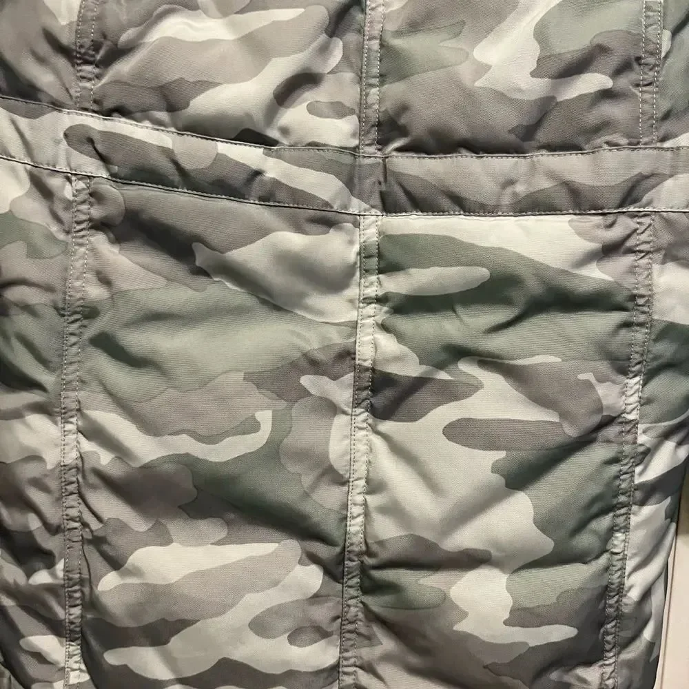 J.crew Girls crewcuts camo print fleece  jacket 4-5